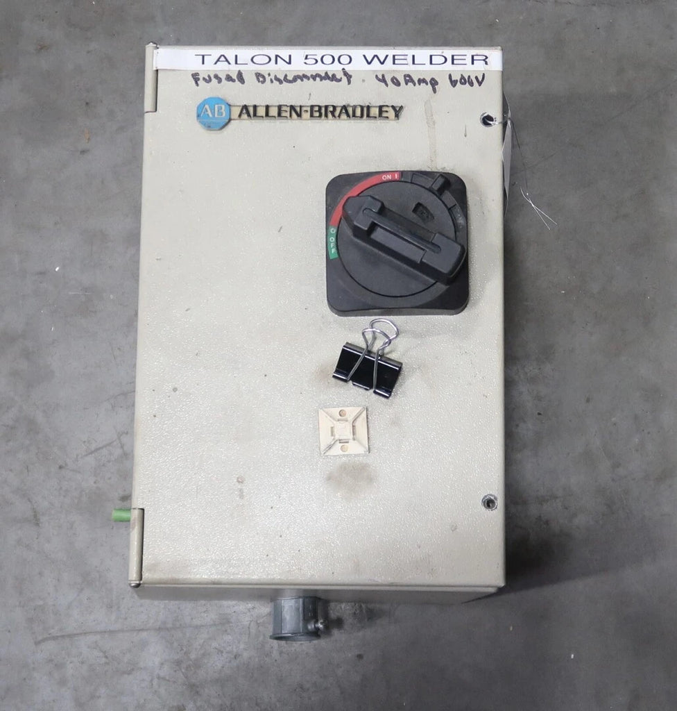 ALLEN-BRADLEY 600 Amp, 3 Pole, 600 volts Fusible Disconnect