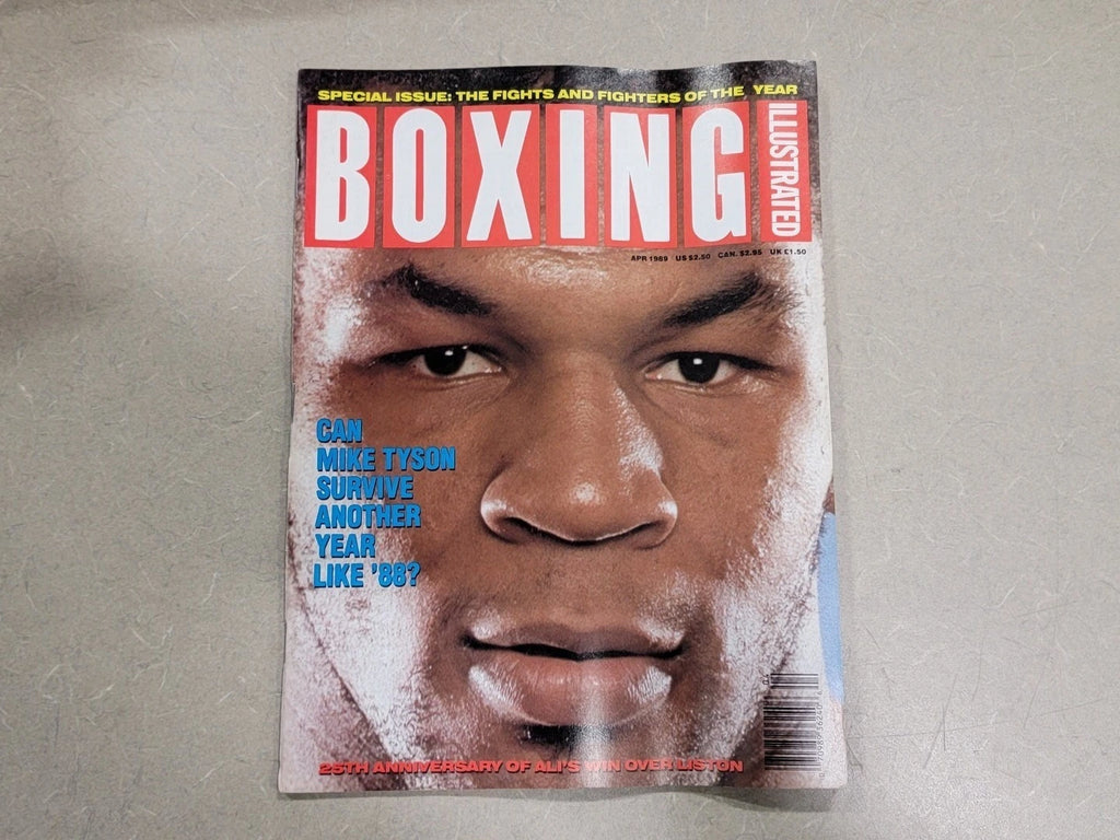 BOXING ILLUSTRATED April 1989 Magazine Mike Tyson