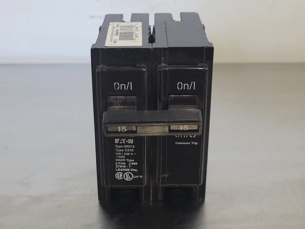 EATON 15 Amp, 2 Pole, 120/240 volts Circuit Breaker BR215