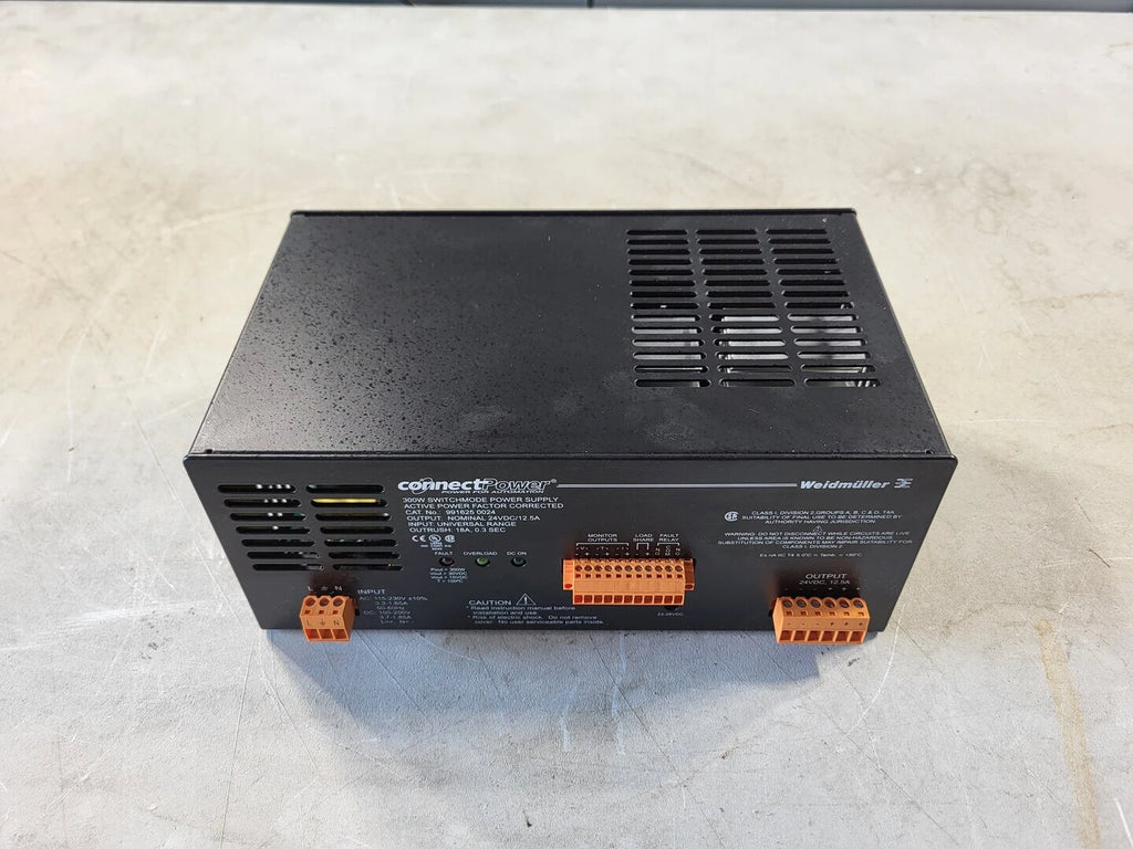 WEIDMULLER 12.5 Amp 115/230 Volts Switch Mode Power Supply 991625 0024 24VDC