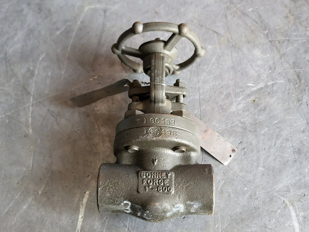 BONNEY FORGE 1" Class 800 Monel Gate Valve