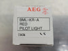 AEG Red Pilot light BML-KR-A w/ 380 Volts Socket BLNV0E-Nr.910-159-021