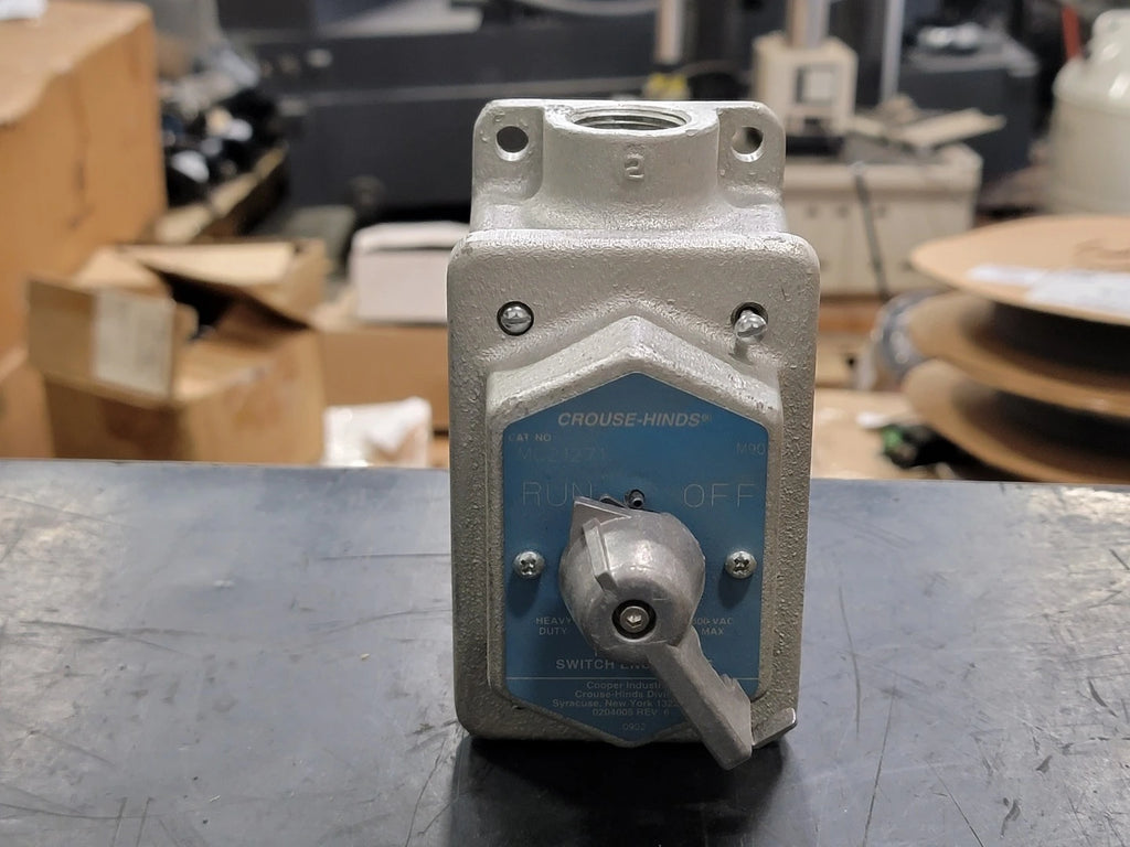 CROUSE-HINDS 3/4" Selector Switch Control Station MC21271 RN OF