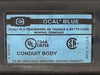 THOMAS & BETTS Ocal Blue Conduit Body 734A