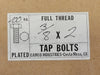 SBY 3/8" x 2" Hex Tap Bolts Grade 307A (Box of 81) 