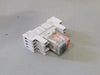 ABB 6 Amp Pluggable Interface Relay CR-M120AC4L w/ Relay Socket 1SVR405651R3000