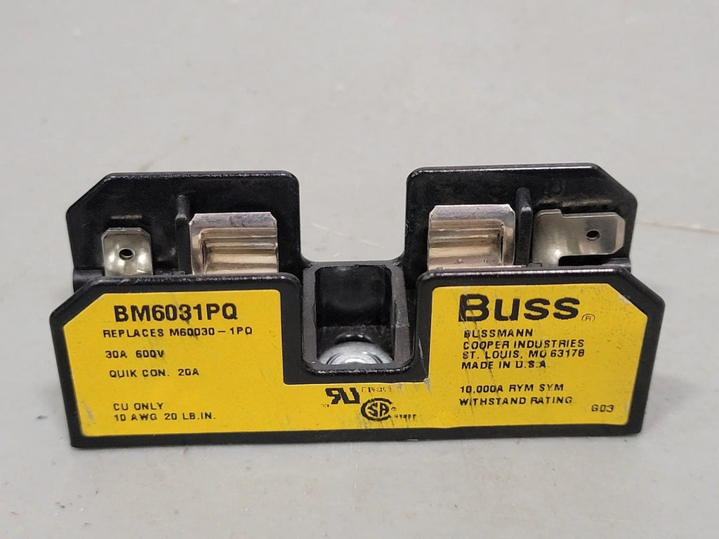 BUSSMANN 30 Amp Fuse Block Holder BM6031PQ 