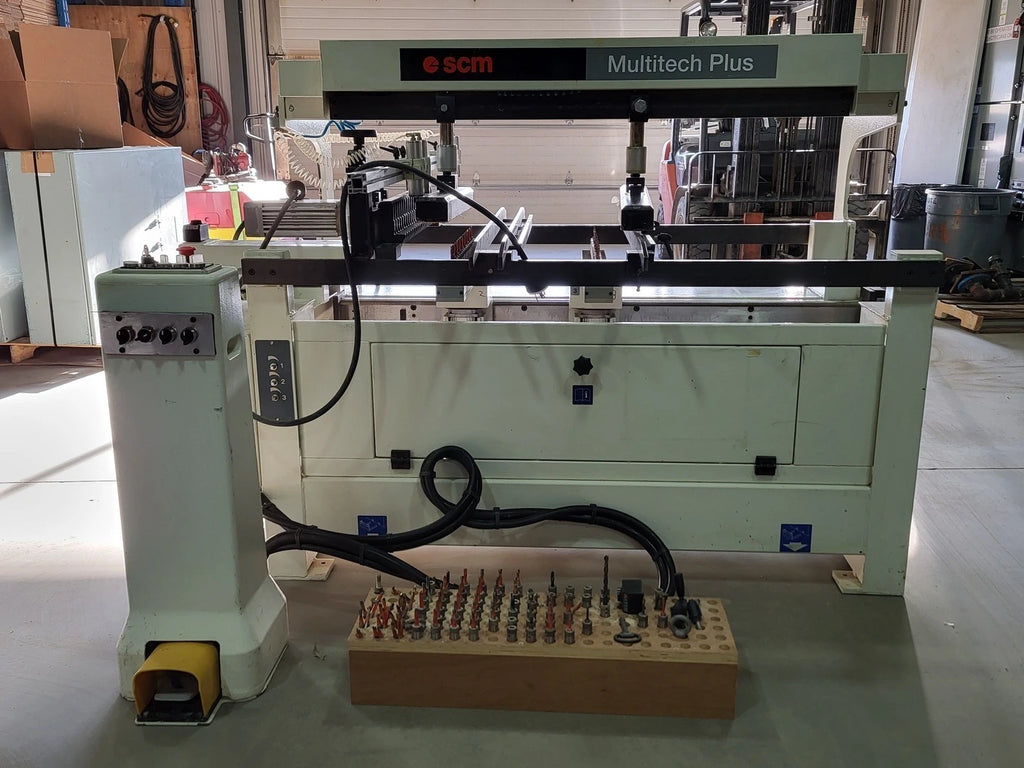 SCM Multitech Plus Multi-Spindle 3 Head Boring Machine