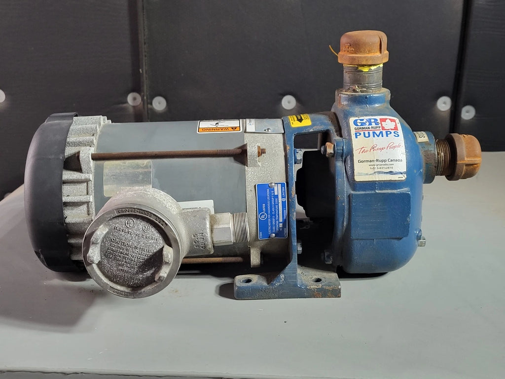 GORMAN-RUPP Self-Priming Centrifugal Pump 81 1/4A3-X.50 1P w/ 1/2HP Motor