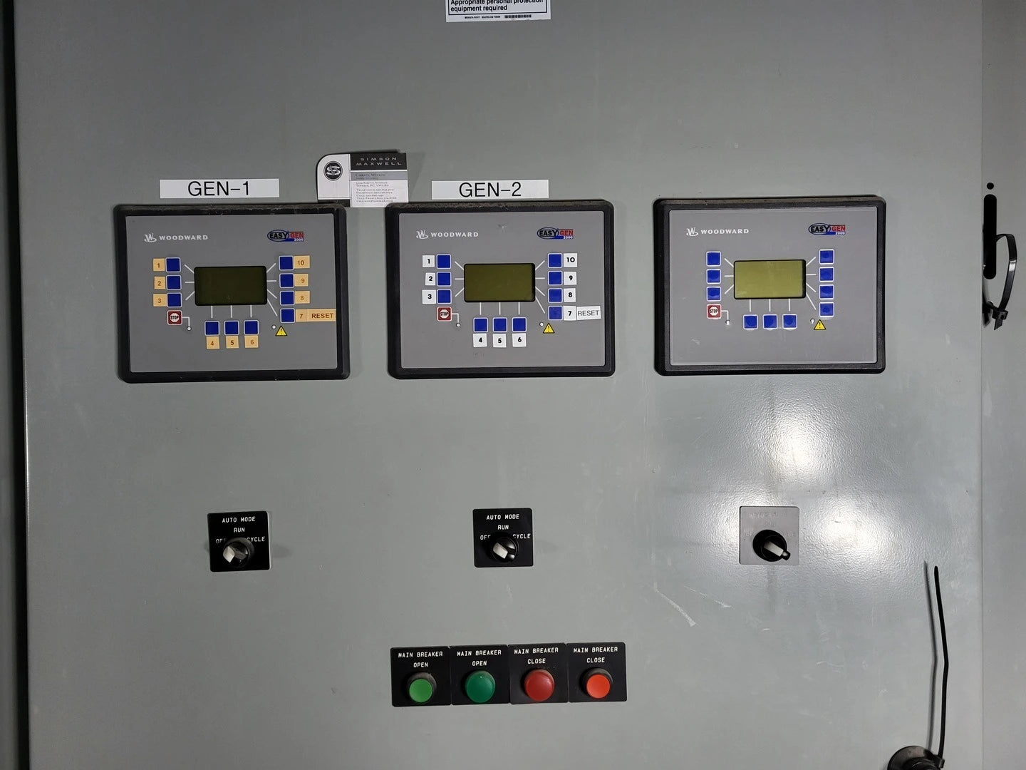 2000A, 600V Industrial Control Panel Unit