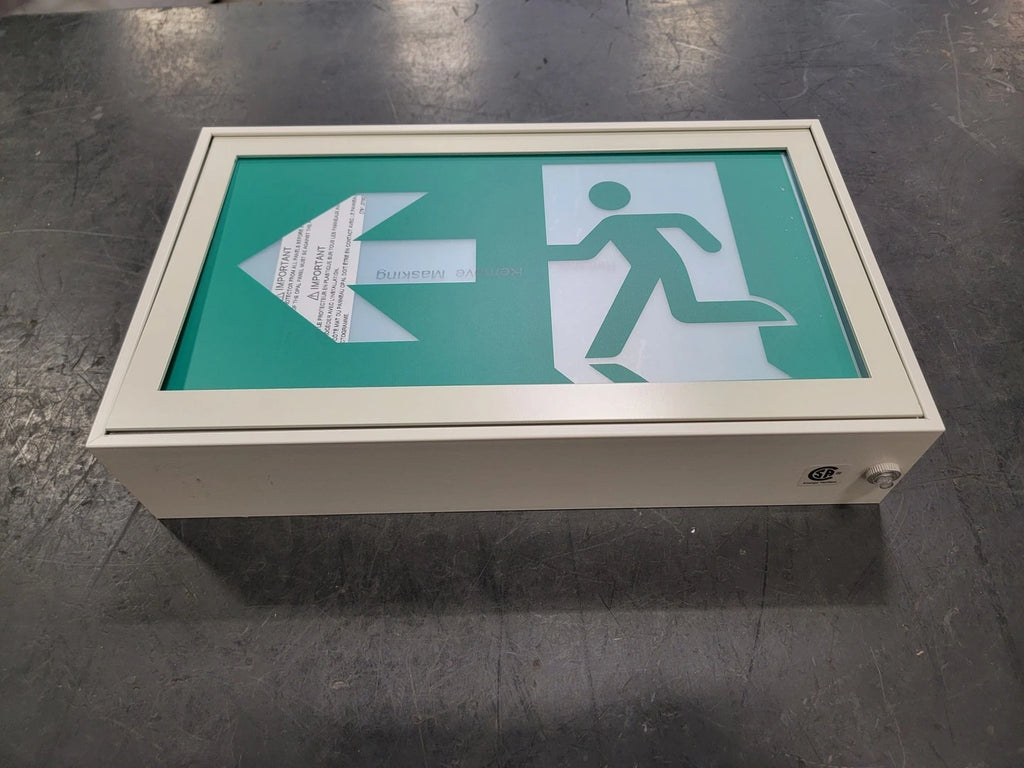 RA3WSP Aluminum Pictogram Exit Sign