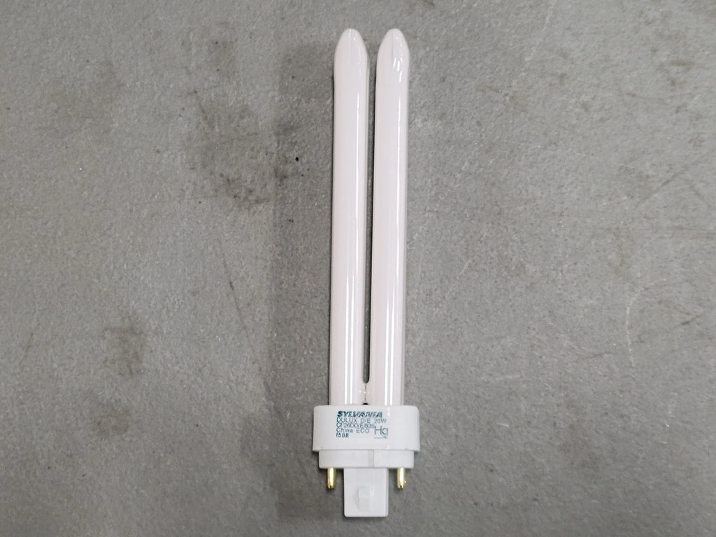 SYLVANIA Compact Fluorescent Double Tube, 26W, 3500K, 20673