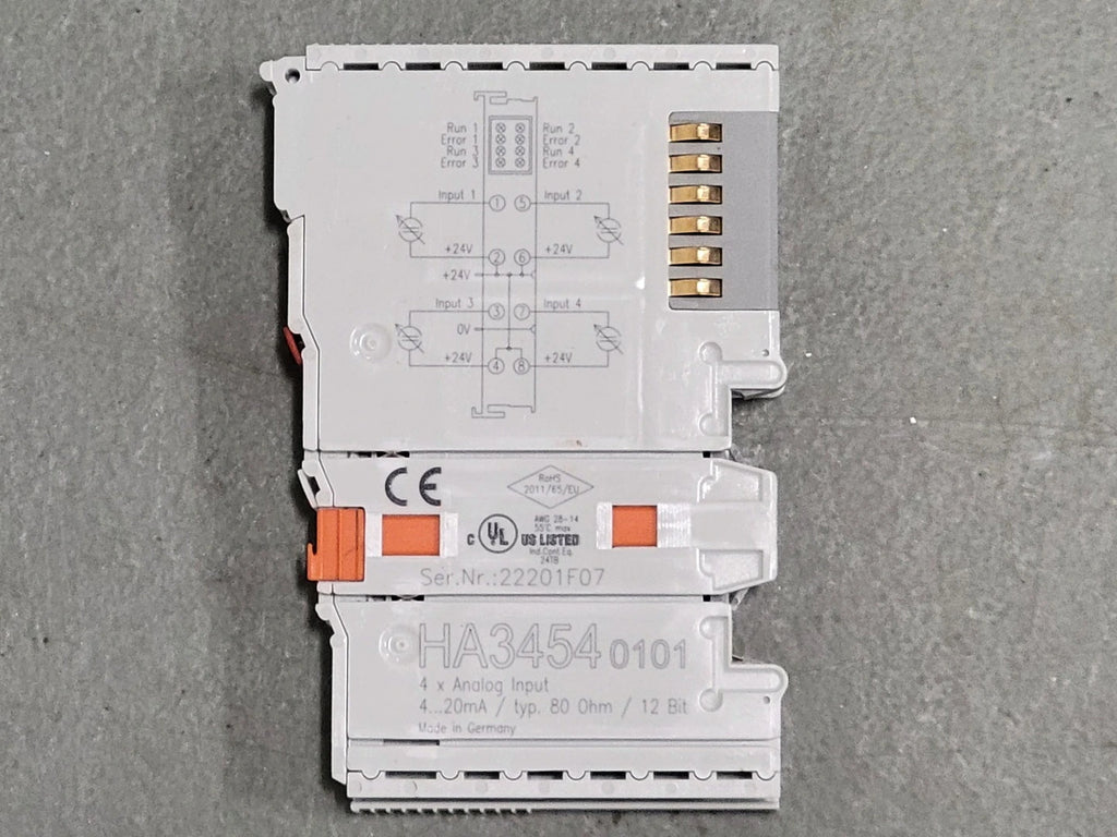 BECKHOFF AUTOMATION Analog Input Terminal 4-Channel HA3454