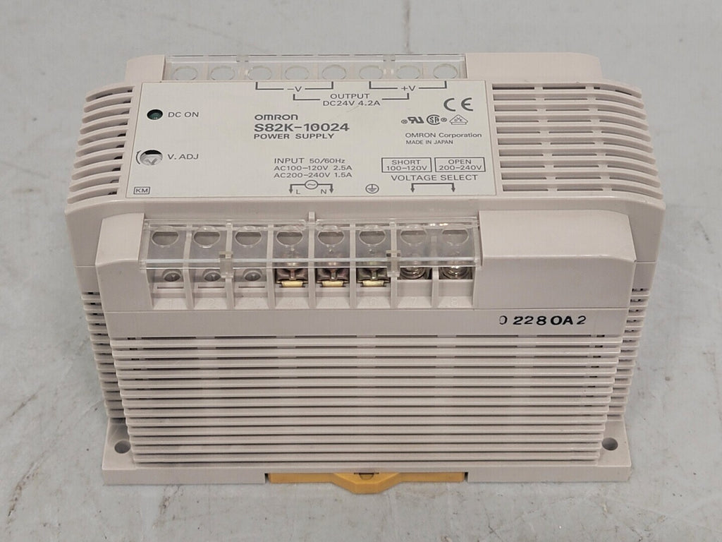 OMRON 4.2 Amp 24 Volts Power Supply S82K-10024