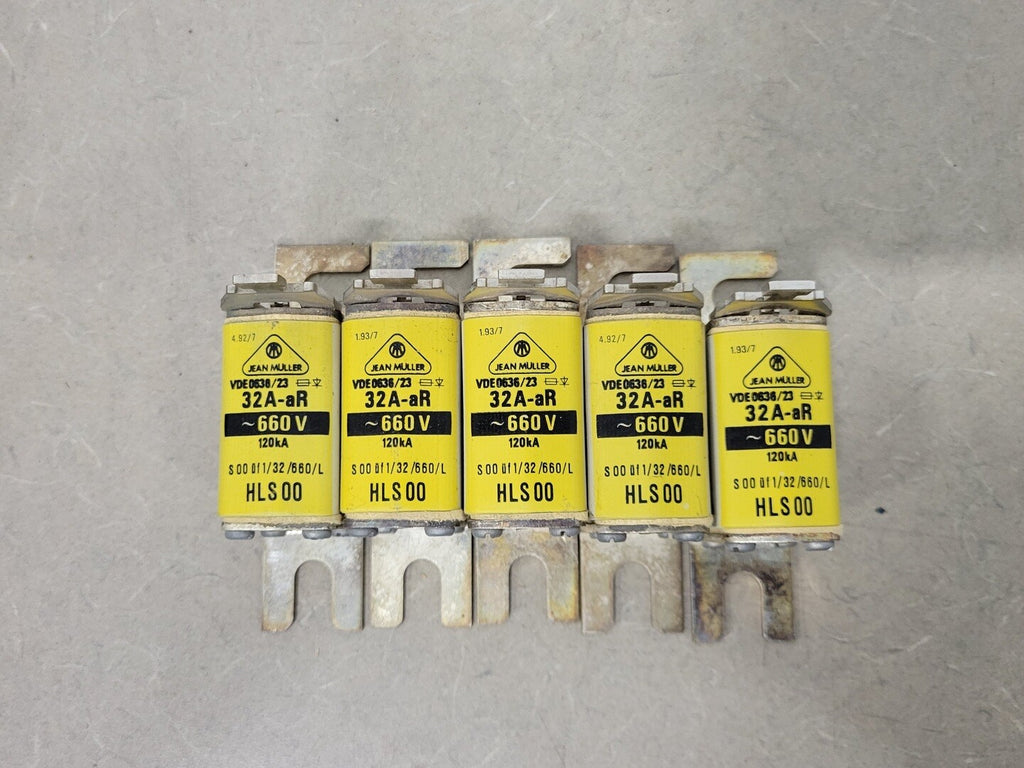 JEAN MULLER 32 Amp Class AR Fuse 32A-aR (Pack of 5)