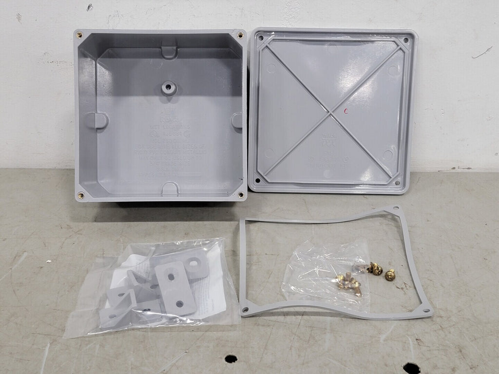 ROYAL RJB884 PVC Junction Box 8" x 8" x 4"