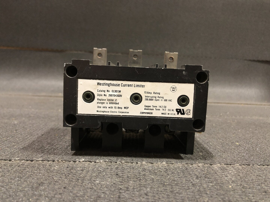 WESTINGHOUSE Circuit Breaker Current Limiter EL3015R