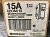 SCHNEIDER ELECTRIC 15 Amp 1 Pole Circuit Breaker CHOM115